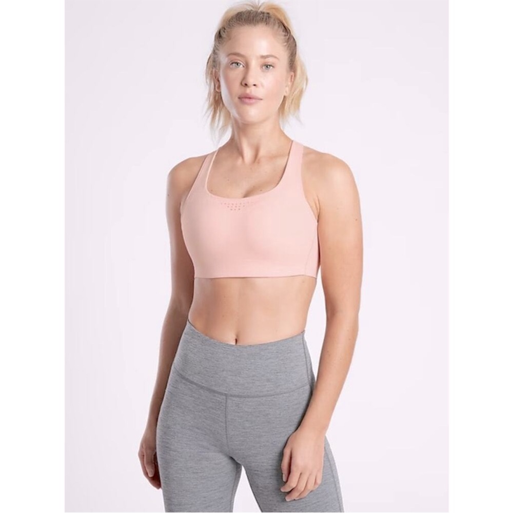 Athleta Phenomena pink padded sports bra size 32DD
